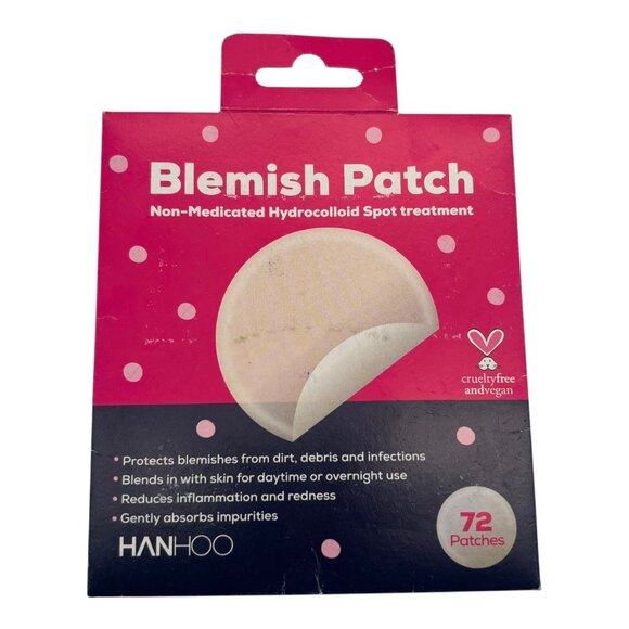 Hanhoo Blemish Patch Non-Medicated Hydrocolloid Spot Treatment 72 Patches - Picture 1 of 7